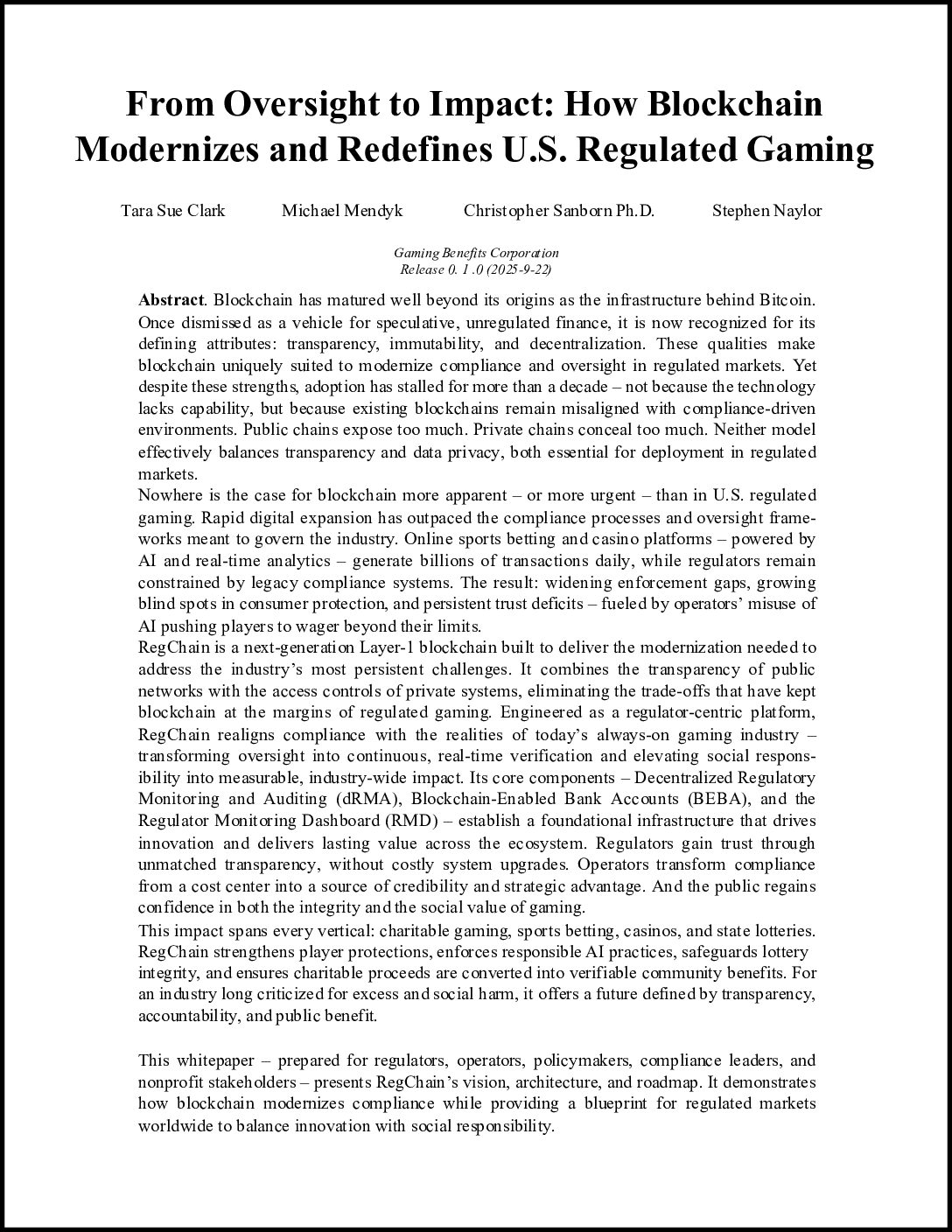 GBC Reg Chain Abstract Brochure